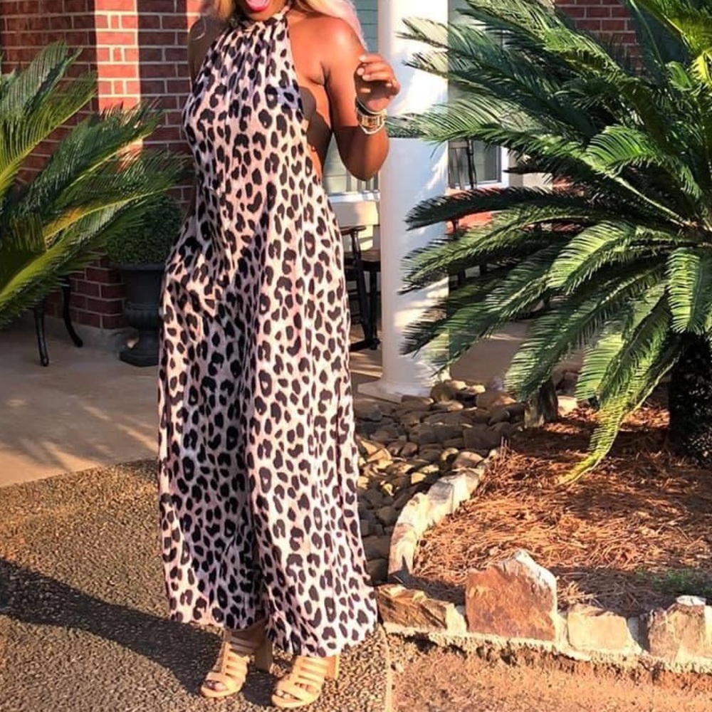 Leopard Print Romper